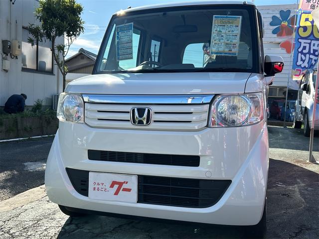 Ｎ－ＢＯＸ Ｇ　ＥＴＣ　両側スライドドア　スマートキー　アイドリングストップ　電動格納ミラー　ベンチシート　ＣＶＴ　盗難防止システム　ＡＢＳ　ＥＳＣ　ＣＤ　衝突安全ボディ　エアコン　パワーステアリング（1枚目）