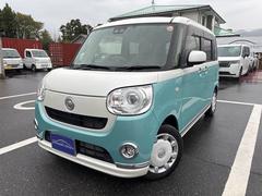 ムーヴキャンバス Gメイクアップリミテッド SAIII スマートアシスト 純正8インチナビ 地デジTV Bluetooth パノラマモニター CD/DVD ドラレコ 両側パワースライドドア LEDヘッド&フォグライト シートヒーター スマートキー2個 中古車画像