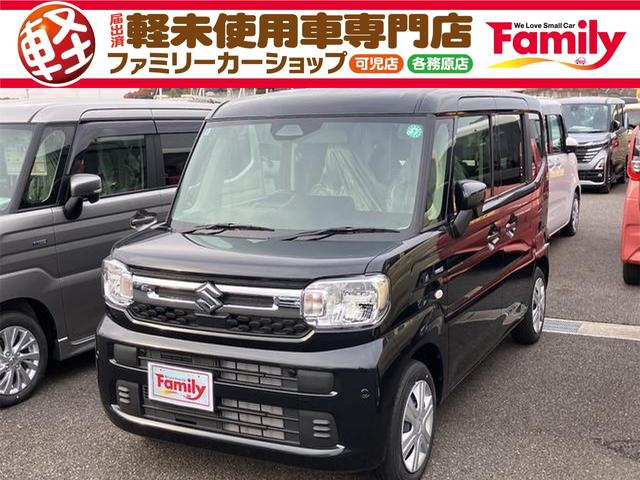 ハイブリッドＸ　届け出済み未使用車　両側電動スライドドア　クリアランスソナー　レーンアシスト　衝突被害軽減システム　オートライト　ＬＥＤヘッドランプ　スマートキー　アイドリングストップ　電動格納ミラー　シートヒーター