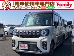 スペーシアギア ハイブリッドXZ 届け出済み未使用車 両側電動スライドドア クリアランスソナー オートクルーズコントロール レーンアシスト 衝突被害軽減システム オートライト LEDヘッドランプ ヘッドライトウォッシャー スマートキー 中古車画像