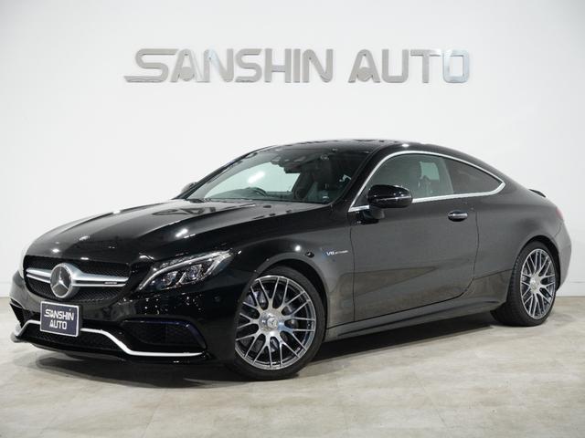 メルセデスＡＭＧ Ｃ６３クーペ　Ｃ６３クーペ（４名）鍛造１９インチＡＷ　レッドペッパー×ブラックレザーインテリア　シートヒーター　アンスラサイトオークウッド　パノラマルーフ　キーレスゴー　バックカメラ