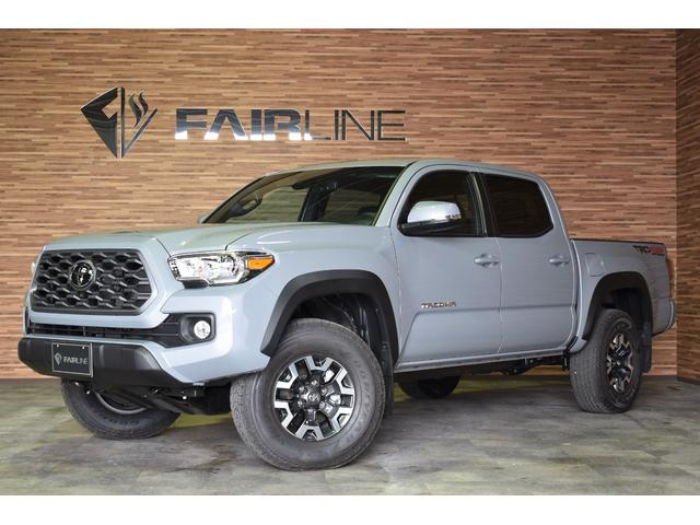 米国トヨタ タコマダブルキャブ trdオフロード プレミアム 4wd 黒革 サンルーフ 360度カメラ アップルカープレイの中古車 車体価格598万円 21年式 走行18キロ 車体色セメント 愛知県小牧市村中新町78 株 フェアラインの在庫 グーネット中古車 米国トヨタ タコマダブルキャブ trdオフロード プレミアム 4wd 黒革 サンルーフ 360度カメラ アップルカープレイの中古車 車体価格598万円 21年式 走行18キロ 車体色セメント 愛知県小牧市村中新町78 株 フェアラインの在庫 グーネット中古車