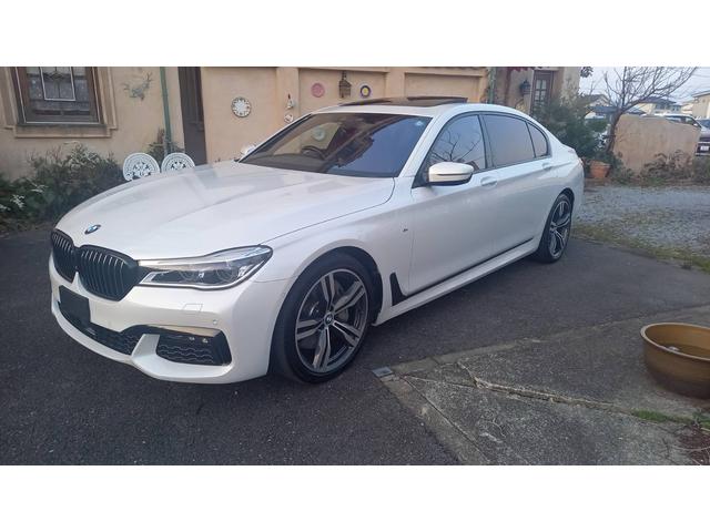 ７５０Ｌｉ　Ｍスポーツ　最終モデル　純正ナビＴＶ　パノラマサンルーフ　リアエンターテイメント　　　　コンフォートアクセス　３６０°カメラ　ＨＵＤ　リアモール　キドニーグリルブラック　　ロングボディー