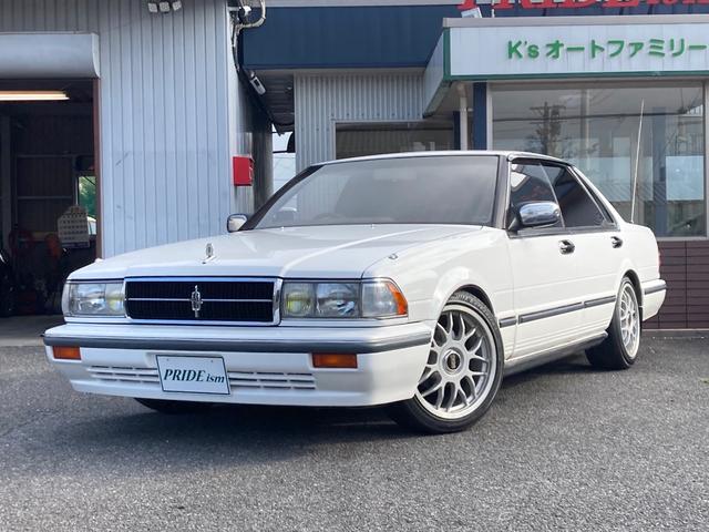 日産 セドリック ブロアム　ターボ　ＶＩＰバンパー　ローダウン　ＢＢＳアルミ　新品ローダウンサス　ＢＢＳ１８インチアルミ　タイヤ４本新品　ハードトップ