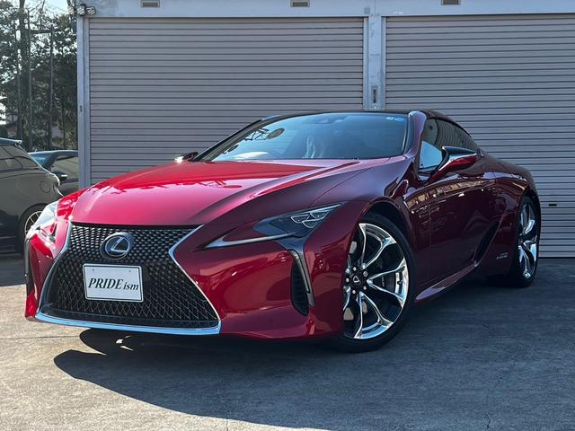 レクサス ＬＣ ＬＣ５００ｈ　Ｌパッケージ　ドライブレコーダー　オプション２１インチアルミ　クリアランスソナー　オートクルーズコントロール　衝突被害軽減システム　バックカメラ　ナビＴＶ　ＬＥＤヘッドランプ　サンルーフ　マークレビンソンサウンド