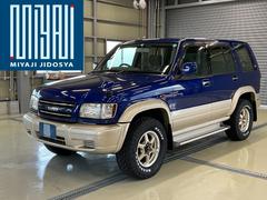 ビッグホーン プレジールII 4WD オートエアコン 新品タイヤ 同色全塗装 自社保証あり キーレスエントリー AW16インチ  同色全塗装 新品タイヤ 社外アルミホイール 背面タイヤ 中古車画像