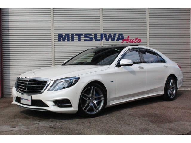 メルセデス・ベンツ Ｓクラス Ｓ５５０ｅロング　ＡＭＧライン　プラグインハイブリッド・Ｄ車・右Ｈ・黒革シート・ベンチレーション・レーダーセーフティ・ＬＫＡ・ＨＵＤ・ＢＳＭ・ＡＭＧ１９ＡＷ・ブルーキャリパー・Ｐトランク・ソフトクローズドア・パフュームアトマイザー