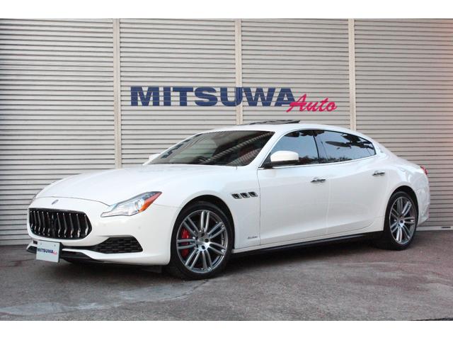 クアトロポルテ 8.4インチ AppleCarPlayナビ レッドレザー D車・SR・コンフォート&アシスタンスPKG・ハーマンカードン・レッドレザー・アダプティブクルーズ・レッドキャリパー・ウラ―ノ20AW・ウッドパネル・フィルム・GPSレーダー&ドラレコ・キャンセラー(1枚目)