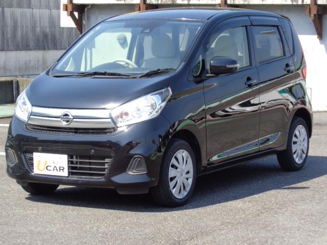 日産 デイズ Ｘ　純正ナビ　全方位モニター　ステアリングリモコン　スマートキー　ドアミラーウインカー　衝突被害軽減システム　走行距離無制限１年保証付