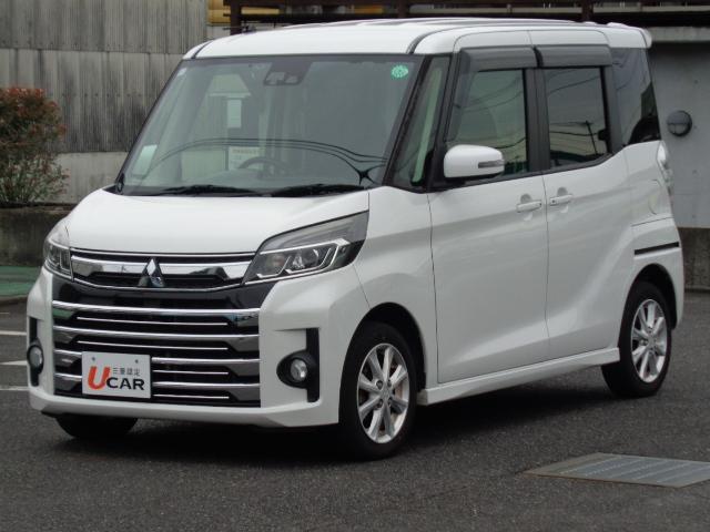 eKスペースカスタム(三菱) カスタムG セーフティパッケージ 4WD Aftermarketナビ ステアリングリモコン 全方位モニター ETC 衝突被害軽減システム ワンオーナー 当店下取り車 走行距離無制限1年保証付き 中古車画像