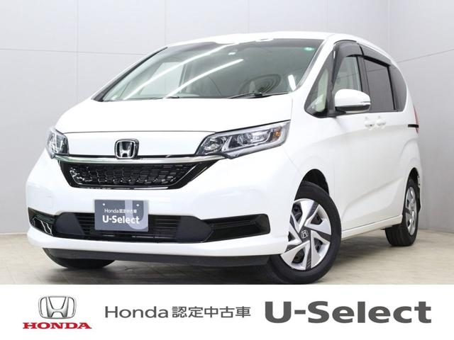 フリード+ハイブリッド ハイブリッドG ワンオーナー 禁煙車 衝突軽減ブレーキ 両側電動スライドドア 前後ドライブレコーダー 8インチ純正ナビ DVD再生 CD フルセグTV Bluetooth リアカメラ ETC シートヒーター(1枚目)