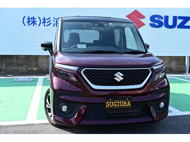 ハイブリッドＭＶ　全方位モニター付メモリーナビ装着車　デュアルカメラブレーキサポート　両側パワースライドドア　ツートンカラー