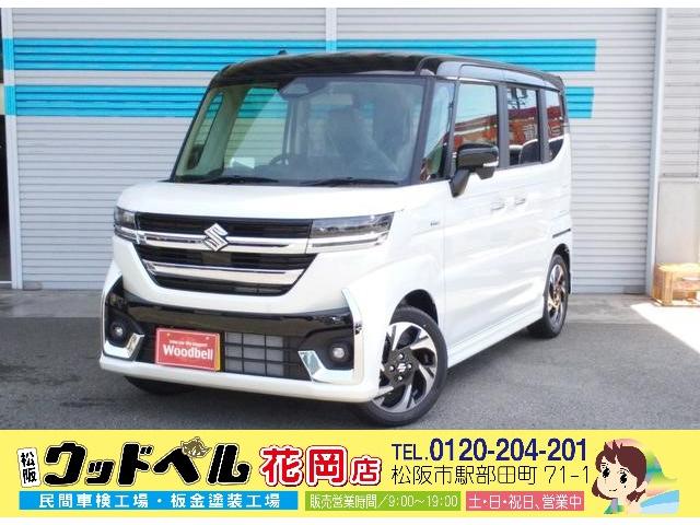 ハイブリッドＸＳ　届出済み未使用車　被害軽減ブレーキ　ＬＥＤヘッドライト　電動パーキングブレーキ　ステアリングヒーター　両側電動スライドドア　サーキュレーター　パーソナルテーブル　マルチユースフラップ　サンシェード