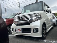 N-BOXカスタム G・Lパッケージ ドライブレコーダー ETC バックカメラ 両側スライド・片側電動 フルセグナビ オートライト HID スマートキー アイドリングストップ 電動格納ミラー ベンチシート CVT 盗難防止システム ABS 中古車画像