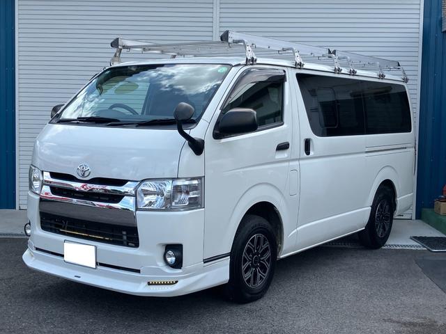 レジアスエースバン ロングＤＸ　ＧＬパッケージ　４ＷＤ・ディーゼルエンジン・純正ナビ・Ｂキャリア・ＥＴＣ・大型キャリア・社外アルミホイール・ワンオーナー（1枚目）