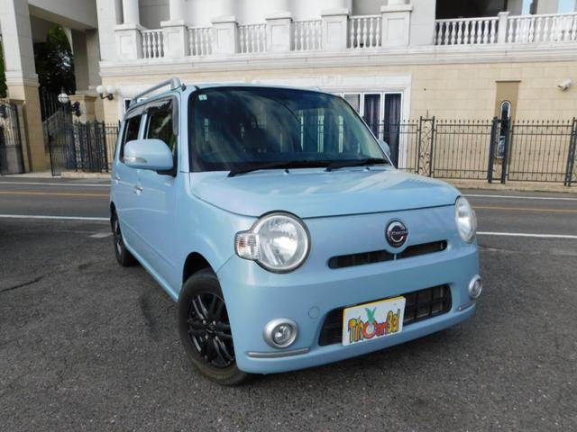 軽自動車　かわいい　ミラココア　ライトブルー　小牧市　愛知県