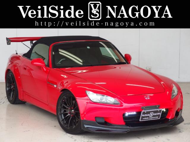 ホンダ ｓ２０００タイプｖ ワイドボディキット ｇｔウィング ブリッツ車高調 社外マフラー ｇｒｅｄｄｙラジエアター クスコタワーバー ヘッドライト アイライン ｖｇｓステアリング ハーフレザーシート ｐスタートの中古車 車体価格279万円 02 平成14 年式 走行16 0万