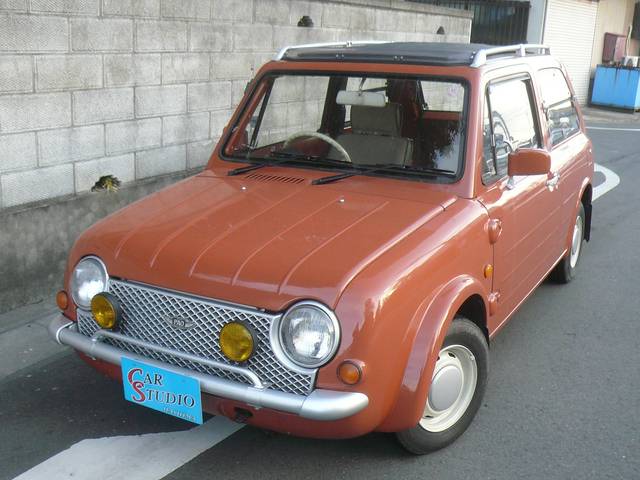 マフラーが 車検長い 日産 パオ PAO 激レア色 テラコッタ 走行12万