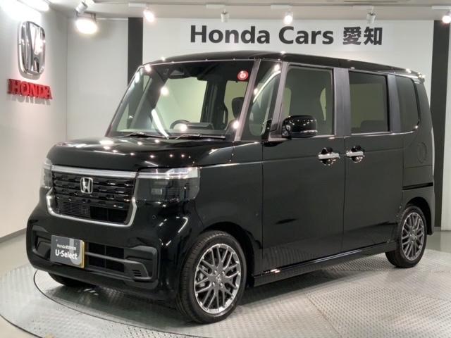 ホンダ Ｎ−ＢＯＸカスタム ターボ　ＨｏｎｄａＳＥＮＳＩＮＧ新車保証試乗禁煙車　フルセグＴＶ　オートエアコン