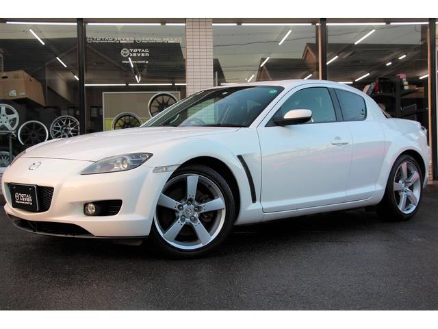 ＲＸ－８ タイプＳ　純正６速　前期型　走行距離５４７７７ｋｍ　ＥＴＣ　純正１８ＡＷ　スノーフレイクホワイトパールマイカ　無料保証付き（1枚目）