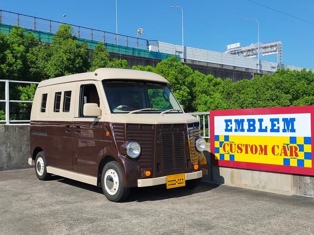スズキ エブリイジョインターボ フレンチバス仕様 フルカスタム ナビ ドラレコ ｂカメラ ｅｔｃ付 ５速ターボの中古車 車体価格95万円 13年式 走行10 0万キロ 車体色ブラウンｉｉ 愛知県名古屋市北区五反田町１９０ カースポットエンブレム 軽自動車カスタムカー専門店