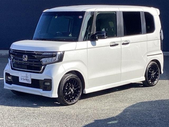 ホンダ Ｎ－ＢＯＸカスタム Ｌターボ　スタイル＋ブラック　当社元試乗車　ホンダセンシング　禁煙車　純正ナビ　バックカメラ　ＣＤ　ＤＶＤ　ベンチシート　シートヒーター　ＬＥＤヘッドライト