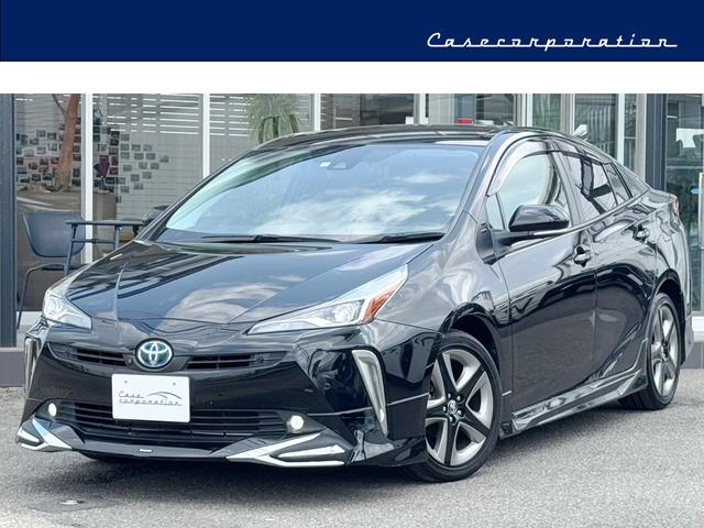 ️H28年式トヨタ プリウスSツーリング黒 スポイラー付き　ローン可能！！！ ⭐️H28年式トヨタ プリウスSツーリング黒 スポイラー付き ローン可能