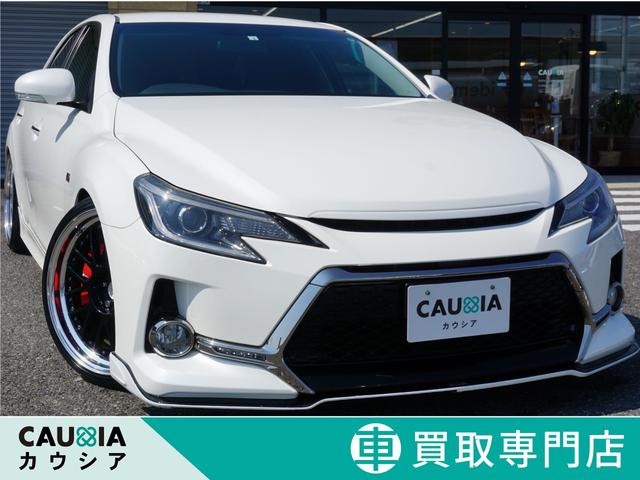 マークＸ(トヨタ) ２５０Ｇ　Ｓパッケージ　Ｇ’ｓ　ＲＯＷＥＮフロントスポイラー・ＳＳＲ２０インチＡＷ・ＴＥＩＮ車高調Ｅ 中古車画像