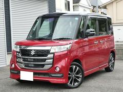 スペーシアカスタムZ ターボ S-エネチャージ デュアルカメラブレーキサポート クルーズコントロール パドルシフト ストラーダナビ フルセグTV バックカメラ ブルートゥース シートヒーター ETC スマキー2個 ツートンルーフ 中古車画像