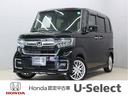 ホンダ Ｎ－ＢＯＸカスタム Ｌターボ　両側パワスラ　純正８型ナビ...