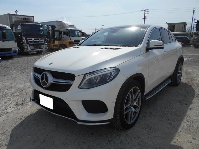 ＧＬＥ３５０ｄ　４マチック　クーペスポーツ　４ＷＤ　ＥＴＣ　全周囲カメラ　クリアランスソナー　オートクルーズコントロール　パワーシート　衝突被害軽減システム　サンルーフ　ナビ　ＴＶ　オートライト　ＬＥＤヘッドランプ　電動リアゲート