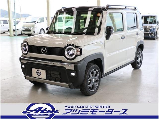 フレアクロスオーバー(マツダ) ＺＳ　２トーン　Ｄオーディオ付　撥水加工ファブリックシート　３６０°プレミアムＵＶＩＲカットガラス　本革巻きステアリング　ＵＳＢ　ＵＳＢ−Ｃ電源ソケット　スマホナビ連携ディスプレイオーディオ　全方位カメラ 中古車画像