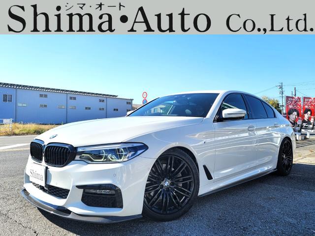 ５シリーズ(BMW) ５２３ｄ　Ｍスポーツ　ハイラインパッケージ　黒革シート　純正ナビ　地デジＴＶ　３Ｄデザインフロントスポイラー　カーボンサイドスポイラー　カーボントランクスポイラー　ローダウン　ヘッドアップディスプレイ　ＥＴＣ　前後ドラレコ　全方位カメラ 中古車画像