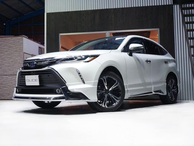 ハリアーハイブリッド Ｚ　レザーパッケージ　モデリスタエアロ＆アルミ＆メッキパーツ＆ＬＥＤパーツ　社外クリアテールランプ　調光サンルーフ　ＪＢＬサウンド　パノラミックビュー　シートヒーター＆クーラー　デジタルミラー　ヘッドアップディスプレイ（1枚目）