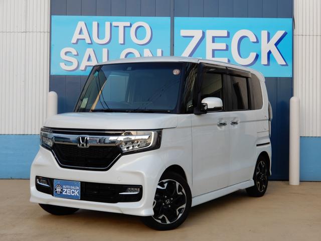 Ｎ−ＢＯＸカスタム(ホンダ) Ｇ・Ｌターボホンダセンシング　両側パワースライド　ＳＤナビ　フルセグ　ブルートゥース　バックモニター　ハーフレザー 中古車画像