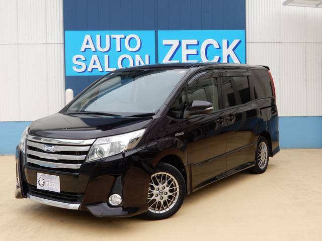 ノア(トヨタ) ハイブリッドＳｉ　後席フリップモニター　セーフティーセンス　オートハイビーム　両側パワースライド　９インチナビ　フルセグ 中古車画像