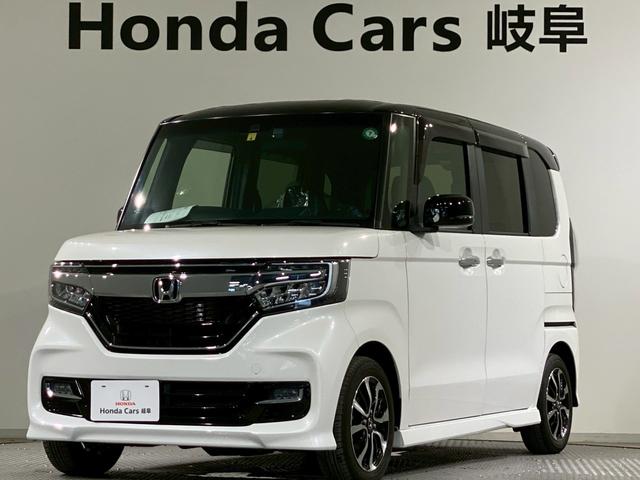 Ｎ－ＢＯＸカスタム Ｇ・Ｌホンダセンシング　ドラレコ　メモリーナビ　ＡＷ　両側電動スライドドア　ＡＣ　禁煙　Ｗ電動ドア　アイドルストップ　スマートキーシステム　オートクルーズ　後カメラ　ＥＴＣ　ＬＥＤヘッドライト　横滑り防止　サイドエアバッグ（1枚目）