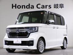 N-BOXカスタム Lターボ Bluetooth接続シートヒーター両側電動スライドドアドラレコETCインターナビフルセグTV社外ナビ純正アルミホイールスマートキー 地デジチューナー 衝突軽減ブレーキサポート LEDヘッドライ 禁煙 中古車画像