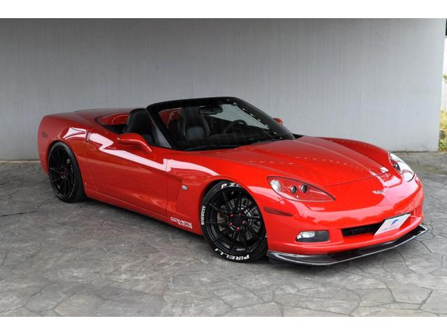 シボレー シボレーコルベット Ｃ６　コンバーチブル　ディーラー車　鍛造１９インチホイール