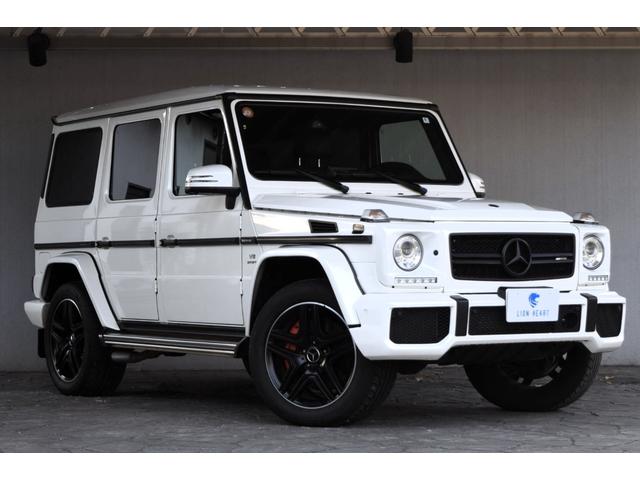 Ｇクラス(AMG) Ｇ６３　ＡＭＧレザーエクスクルーシブパッケージ　最終モデル　左ハンドル　サンルーフ　エクスクルーシブレザー　シートヒーター、クーラー　８インチコマンドナビ　各部ブラックアウト　アルカンターラヘッドライナー　２０インチＡＷ　記録簿　取説有 中古車画像