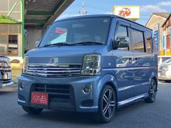 エブリイワゴン PZターボスペシャル ETC 両側電動スライドドア ナビ TV HID キーレスエントリー 電動格納ミラー AT 盗難防止システム ABS CD DVD再生 アルミホイール 衝突安全ボディ エアコン パワーステアリング 中古車画像