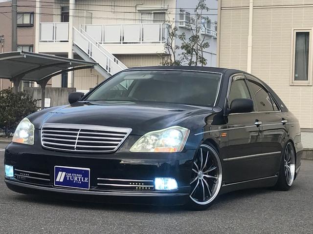 ロイヤルエクストラ JIC車高調 社外マフラー 社外SDナビ(1枚目)