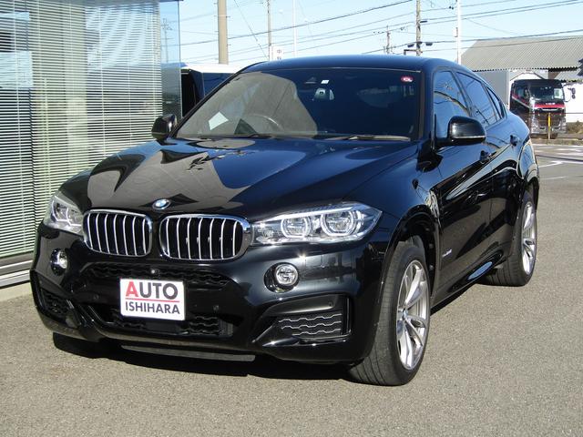 ＢＭＷ Ｘ６ ｘＤｒｉｖｅ　５０ｉ　Ｍスポーツ　コンフォートパッケージ　本革ブラックシート　インテリジェントセーフティ　パワーバックドア　シートベンチレーション　ＬＥＤヘッド　ハーマンカードン　純正フルセグＴＶナビ　全方位カメラ　４ＷＤ