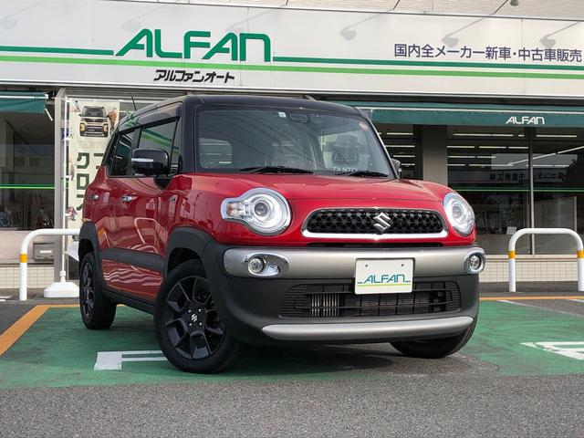 スズキ クロスビー ハイブリッドＭＺ　衝突被害軽減ブレーキ　走行５９０００ｋｍ　車検整備付　★全方位モニター用カメラパッケージ　★ターボ　★フルタイム４ＷＤ　ＳＤナビ　地デジＴＶ　パドルシフト　シートヒーター