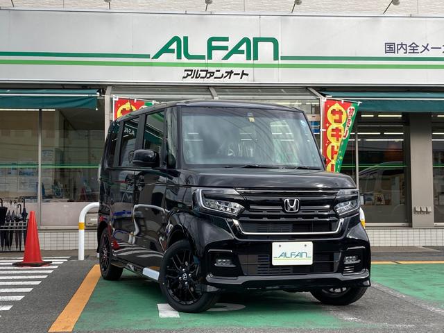 ホンダ Ｎ－ＢＯＸカスタム Ｌターボ　★衝突被害軽減ブレーキ　★ターボ　★届出済未使用車　両側電動スライドドア　ＬＥＤヘッドライト　バックモニター　オートライト　オートエアコン