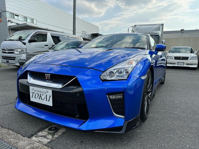 日産 ＧＴ－Ｒ ピュアエディション　ユーザー様買取車　愛知県新車登録車　ワンオーナー禁煙車　板金塗装歴無しフルオリジナル　ガレージ保管　雨天未使用車　整備記録簿　メンテナンスノート　ワンガンブルー　２０２２年モデル　実走行２０００キロ