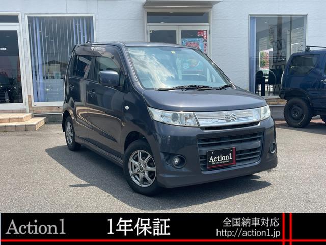 スズキ ワゴンＲスティングレー Ｘ １年保証付 社外１３インチアルミ