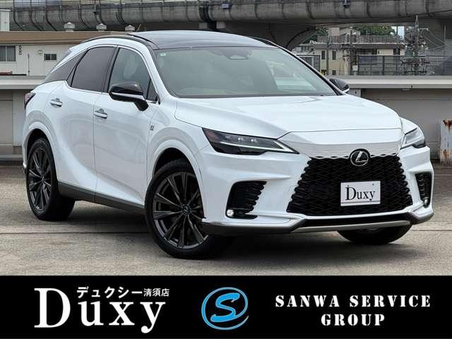 ＲＸ３５０　Ｆスポーツ　パノラマルーフ　三眼ＬＥＤヘッドライト　オレンジキャリパー　デジタルインナーミラ　パノラミックビューモニター　ブラインドスポットモニター　マークレビンソン　１４インチディスプレイ　フルセグＴＶ　ＥＴＣ