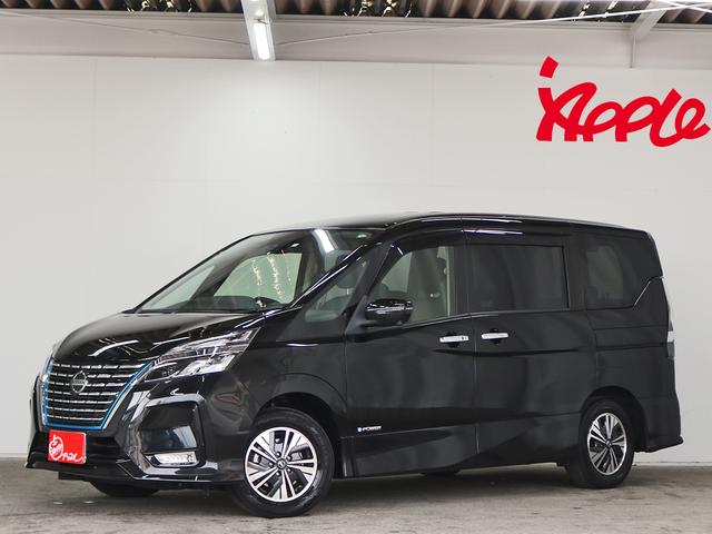 日産 セレナ ｅ－パワー　ハイウェイスターＶ　プロパイロット　リアフリップダウンモニター　１オーナー禁煙車　純正１０インチナビＴＶアラウンドビューモニター　Ｂｌｕ－ｒａｙ　ＨＤＭＩ対応　ブレーキホールド　全車速追従クルーズ　両側電動スライド