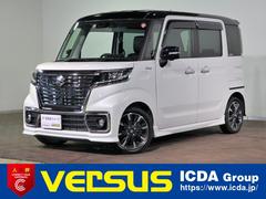 スズキ　スペーシアカスタム　ＨＹＢＲＩＤ　ＸＳターボ　全方位Ｍ用カメラパッケージ装着車　純正８インチメモリーナビ